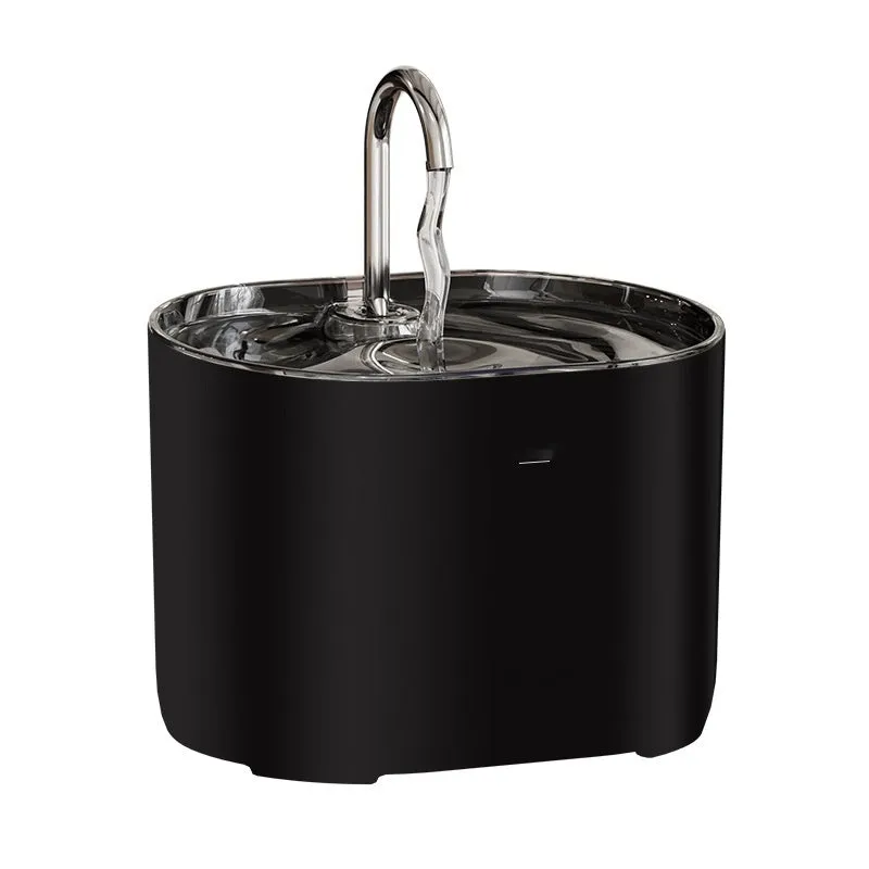 Pet Water Dispenser Loop Filter Smart Cat Water Feeder Alloy Fountain / Dispensador de agua para mascotas, filtro de bucle, alimentador de agua inteligente para gatos, fuente de aleación