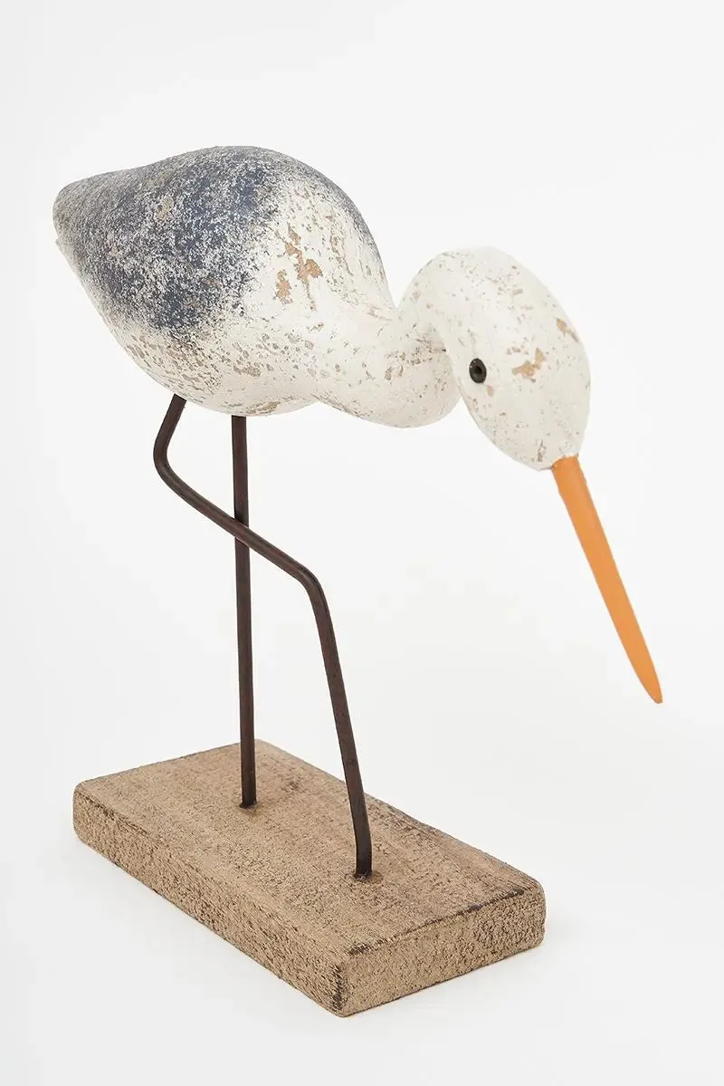 Pájaro de madera con base