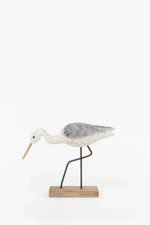 Pájaro de madera con base