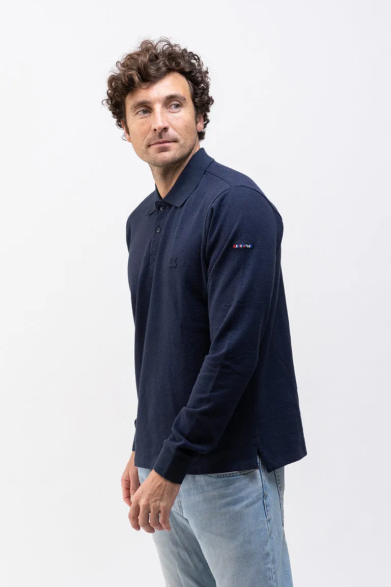 Polo de hombre manga larga