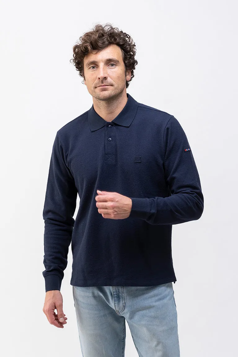 Polo de hombre manga larga