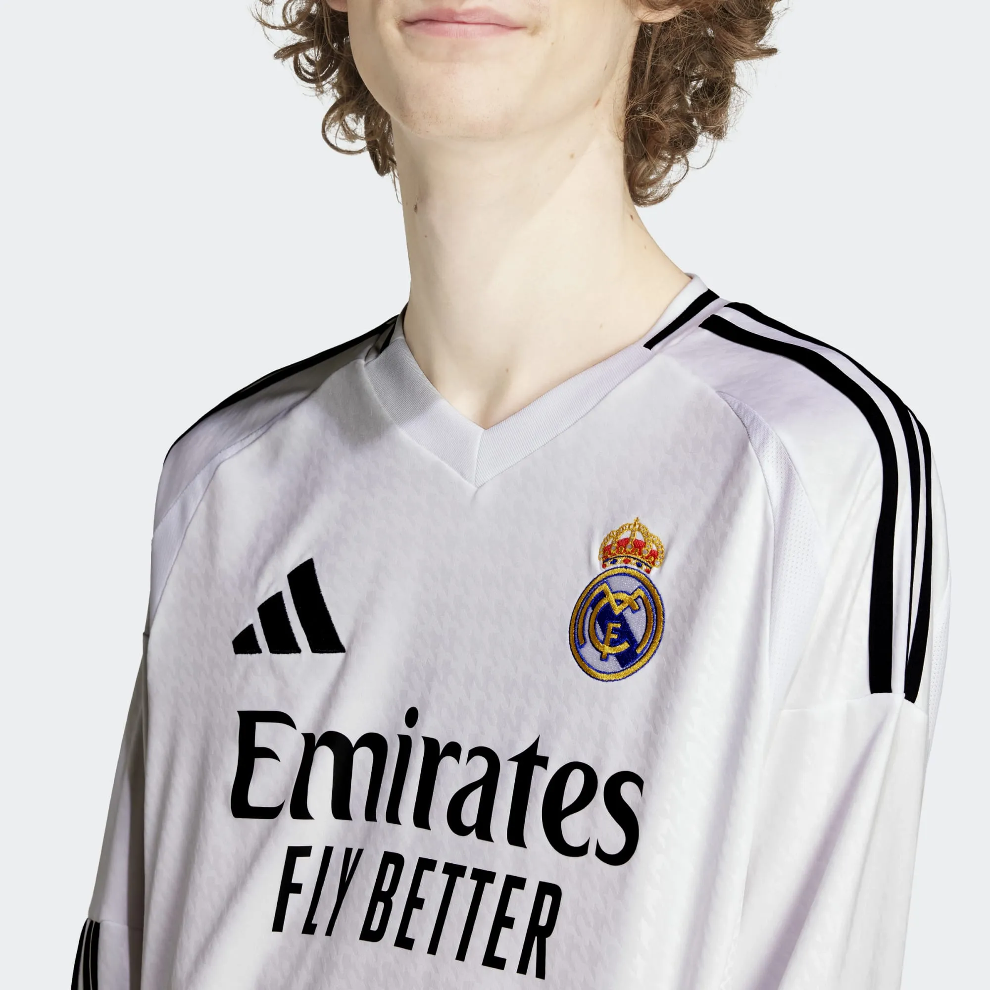 Real Madrid 24/25 Home L/S Football Shirt