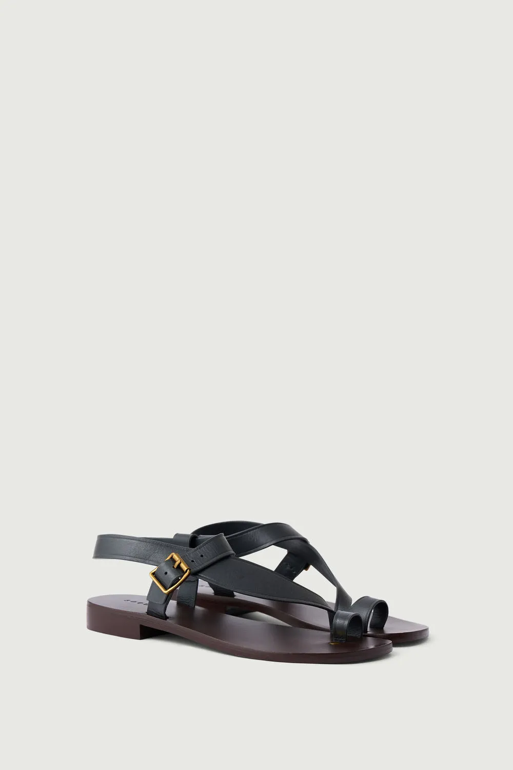 SANDALES DELHI GRISES