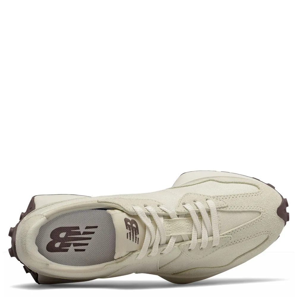 Scarpe Donna NEW BALANCE Sneakers 327 in Suede e Nylon colore Angora