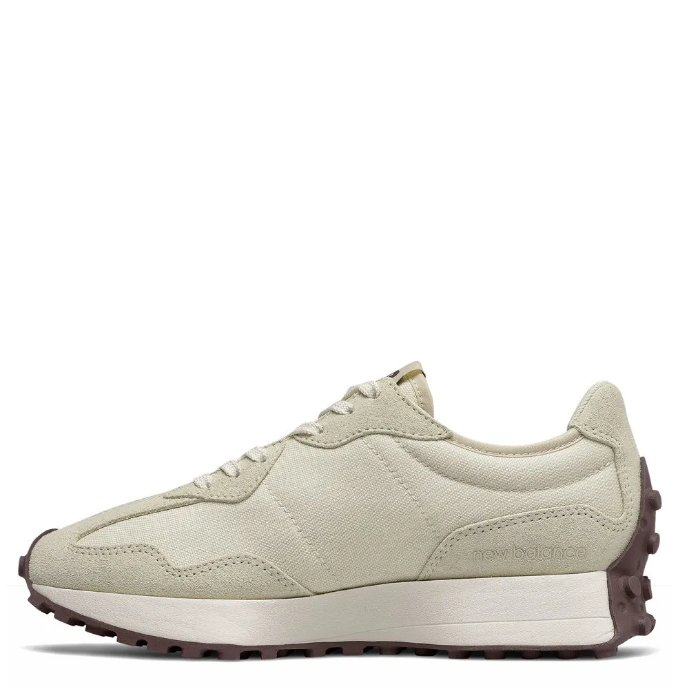 Scarpe Donna NEW BALANCE Sneakers 327 in Suede e Nylon colore Angora