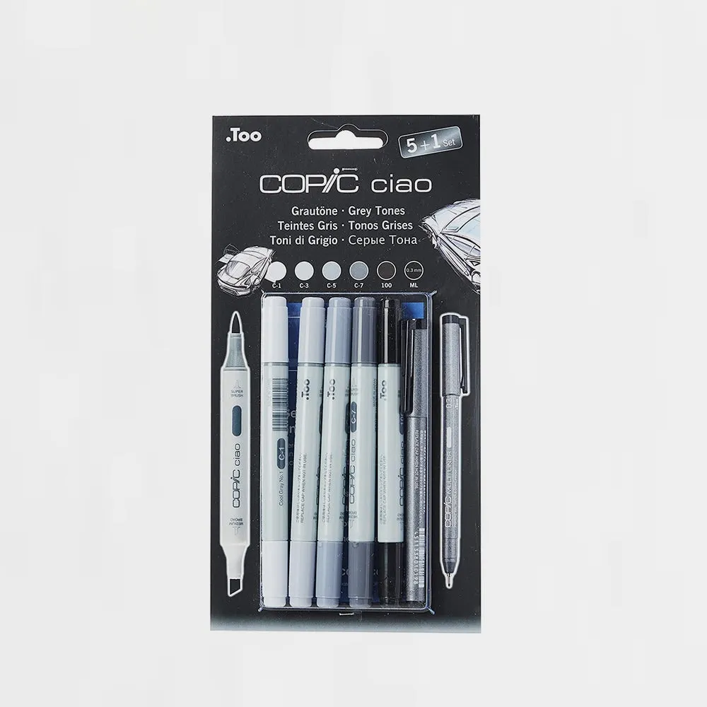 Set Rotuladores Copic Ciao 5 1 Tonos Grises