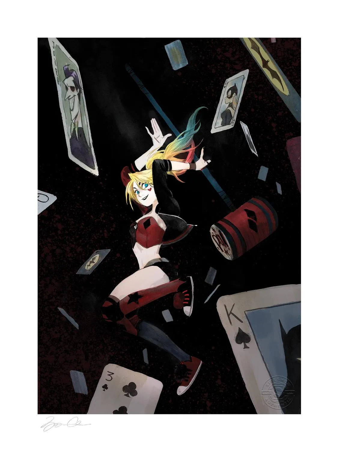Sideshow Art Print Harley Quinn Mingjue Helen Chen