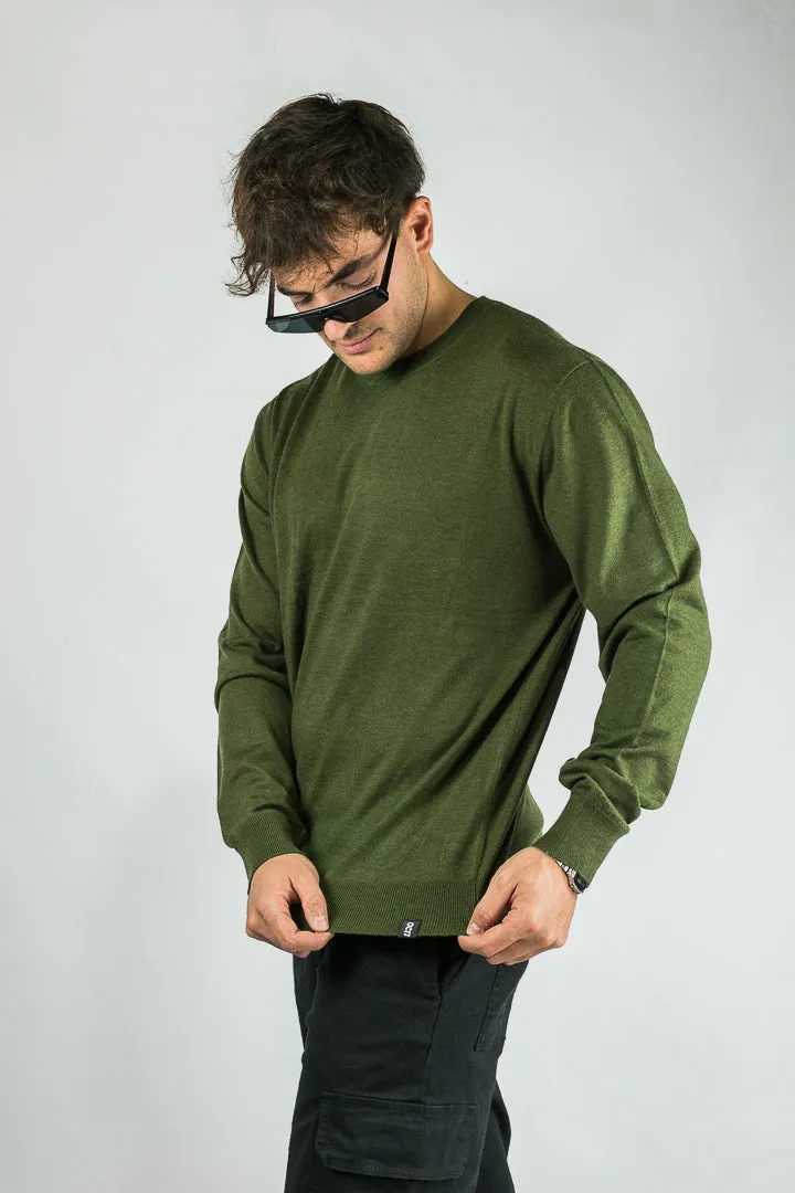 Sweater Ocn Hombre Silky Militar