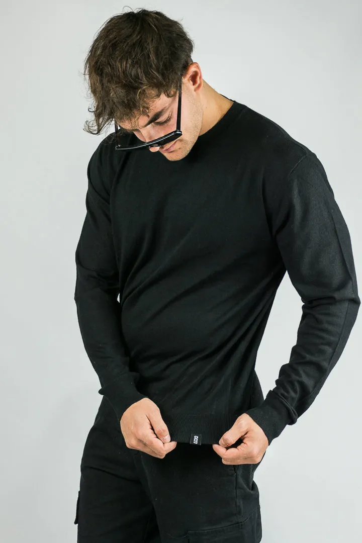 Sweater Ocn Hombre Silky Negro
