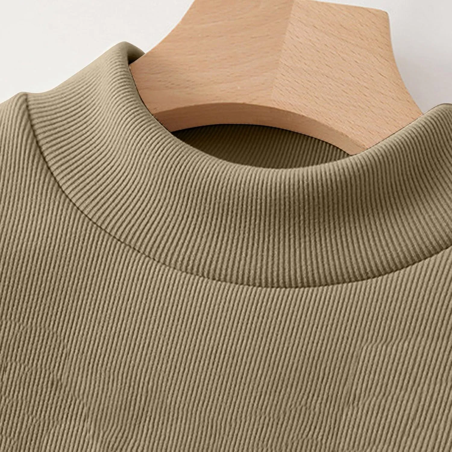 Women Mock TurtleNeck Long Sleeve Shirts Fleece Lined Thermal Baselayer Underwear Tops Slim Fit Solid Tees Shirt