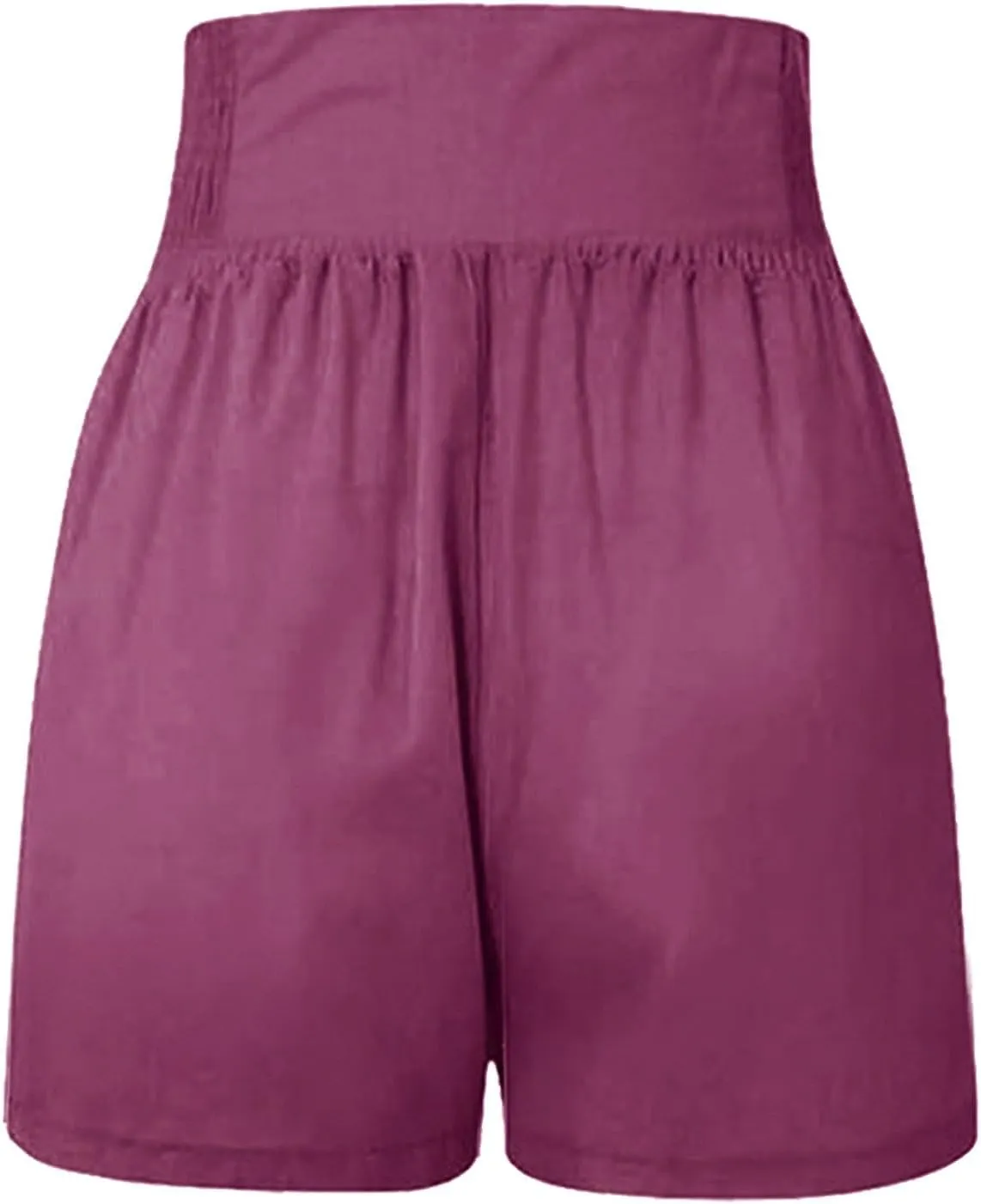 Women's Beach Shorts Smocked High Waisted Summer Shorts Wide Leg Flowy Casual Short Lounge Pants Preppy Clothes