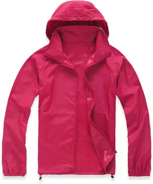 Ymosrh Men's Travel Rain Jacket Waterproof Windbreaker Lightweight Packable Coat with Hood for Outdoor Hiking, XS-3XL