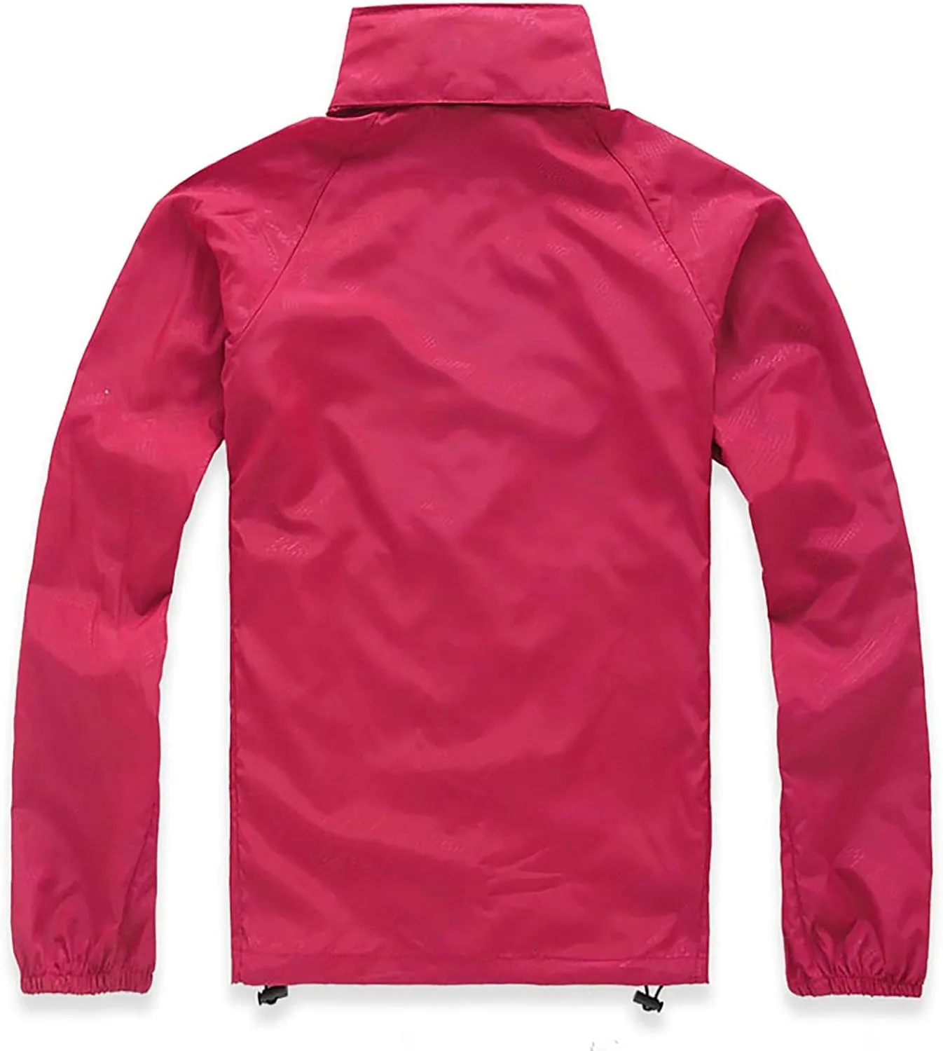 Ymosrh Men's Travel Rain Jacket Waterproof Windbreaker Lightweight Packable Coat with Hood for Outdoor Hiking, XS-3XL