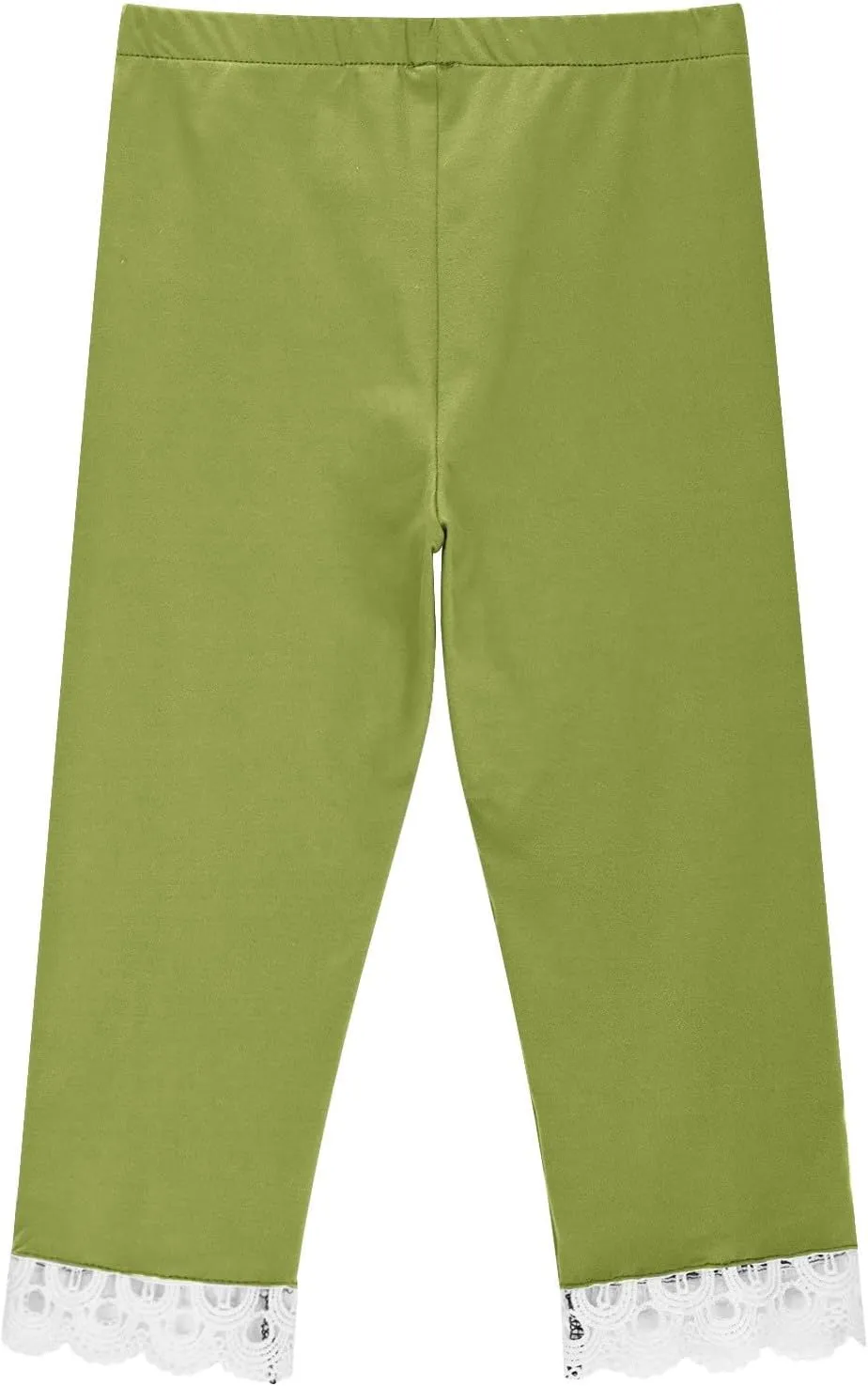 Youth Girls Cropped Legging Sweatpants Hollow Tassels Stretchy Cute Skinny Tights Comfy Slim Soft Pants for Kids Girls