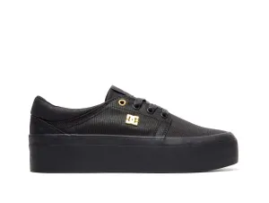 Zapatilla Dc Trase Plataforma Mujer Mono Negro
