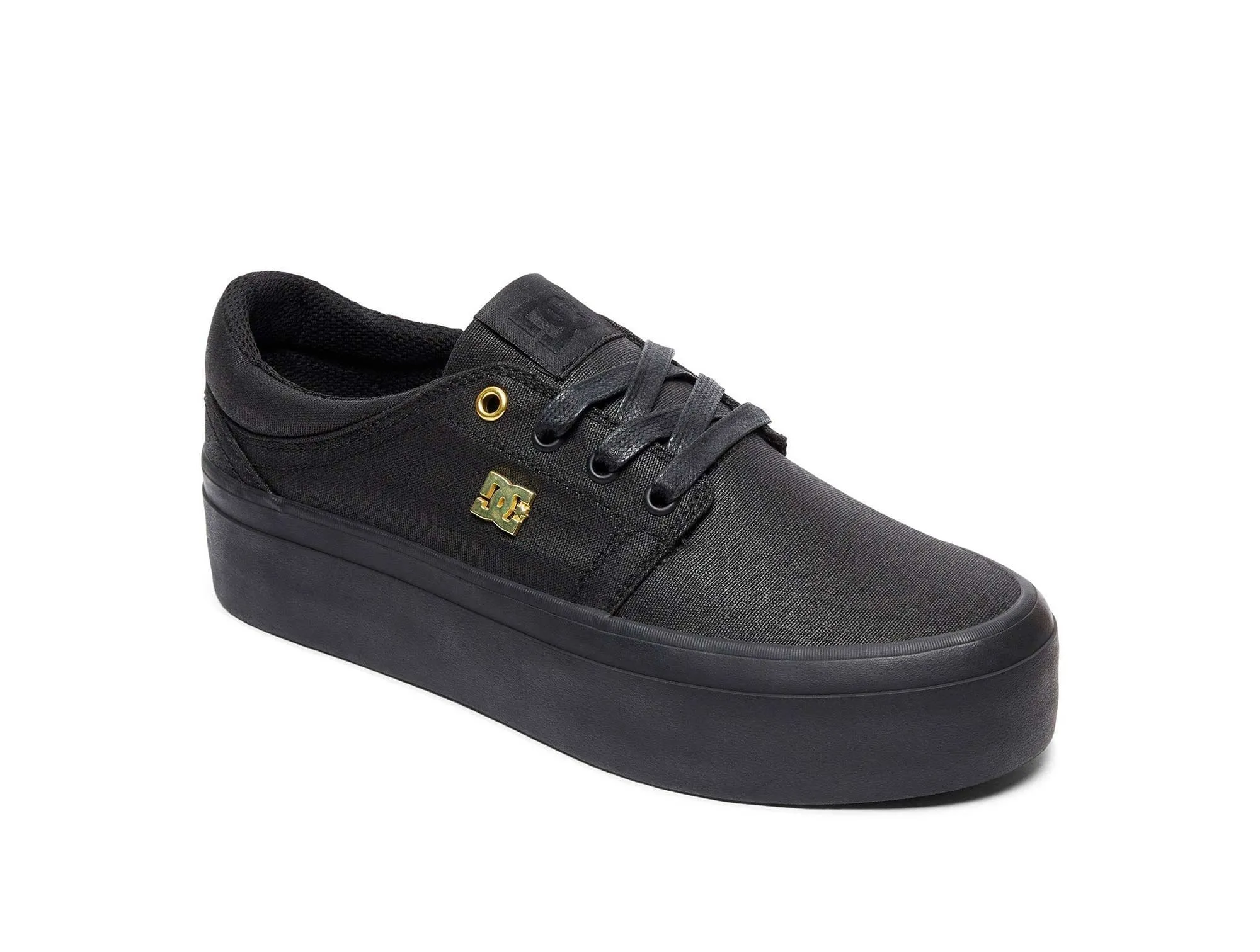 Zapatilla Dc Trase Plataforma Mujer Mono Negro